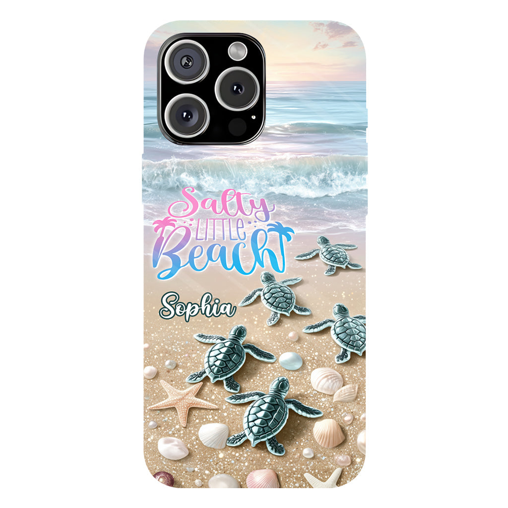 Salty Lil Beach - Personalized Sea Lover Full Print Phone Case