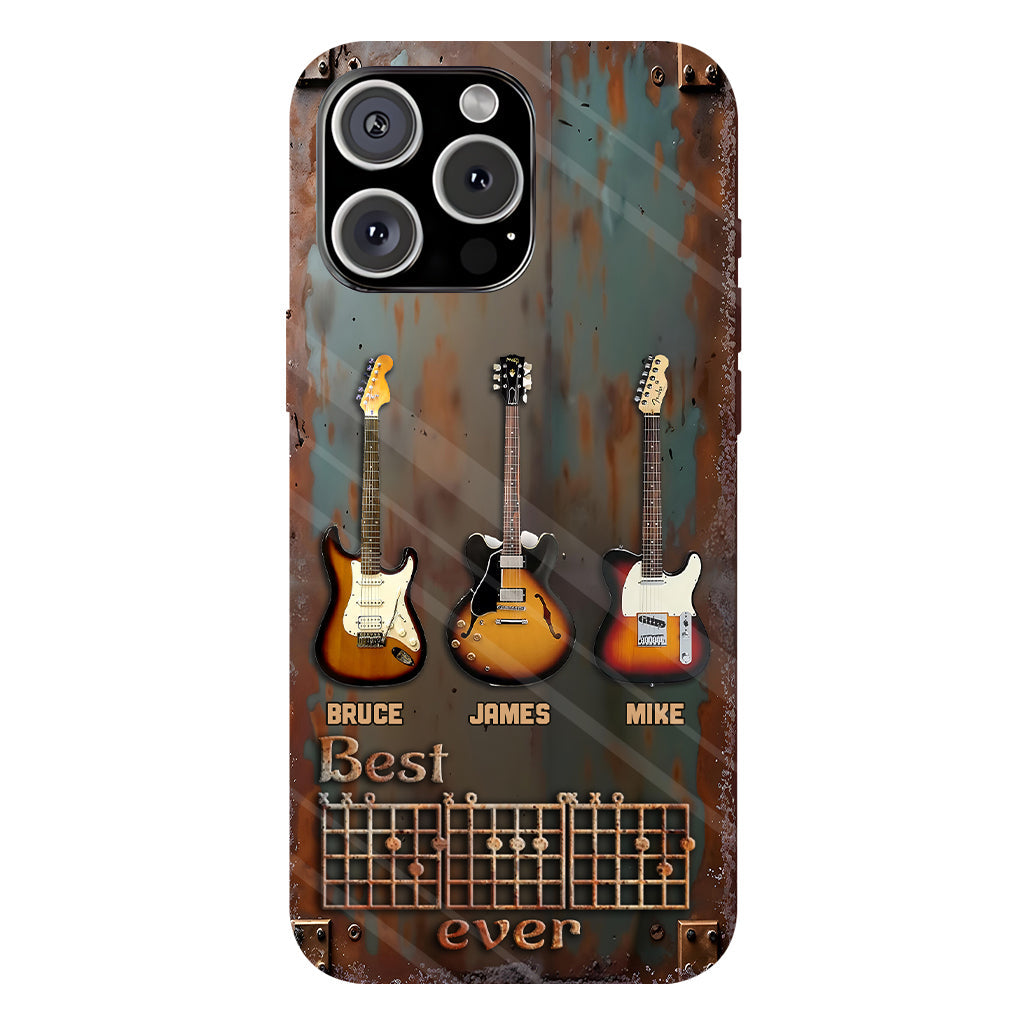 Best Guitar Dad Ever - Personalized Guitar Full Print Phone Case