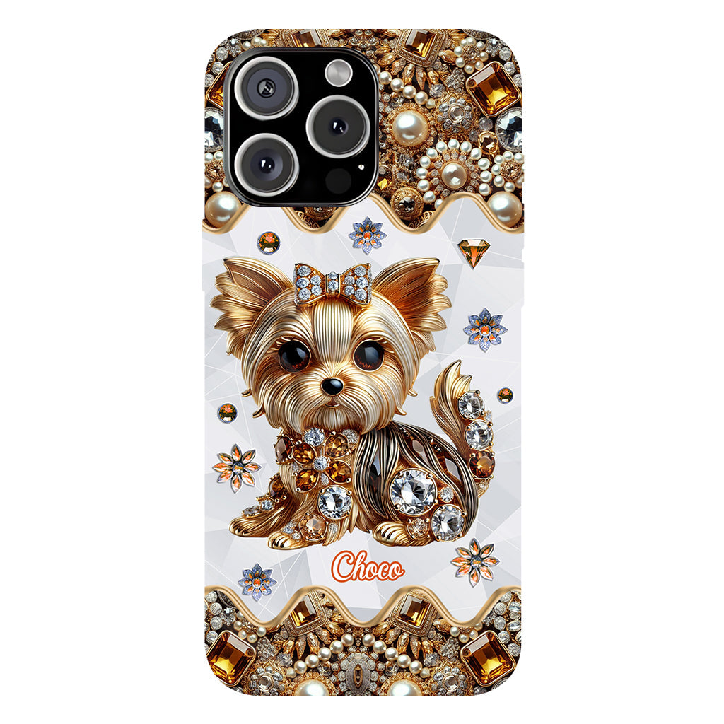 Love Yorkshire Terrier - Personalized Dog Full Print Phone Case
