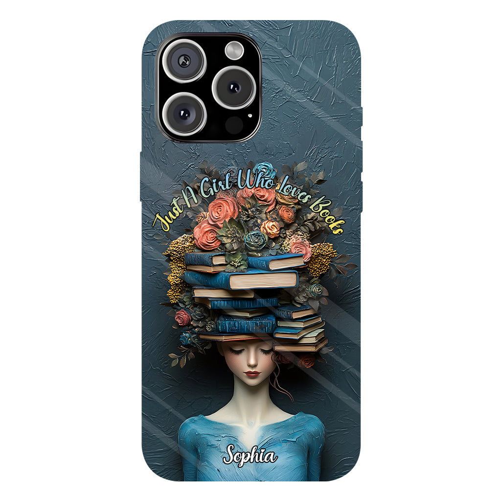 Just A Girl Who Loves Books - Personalized Book Full Print Phone Case
