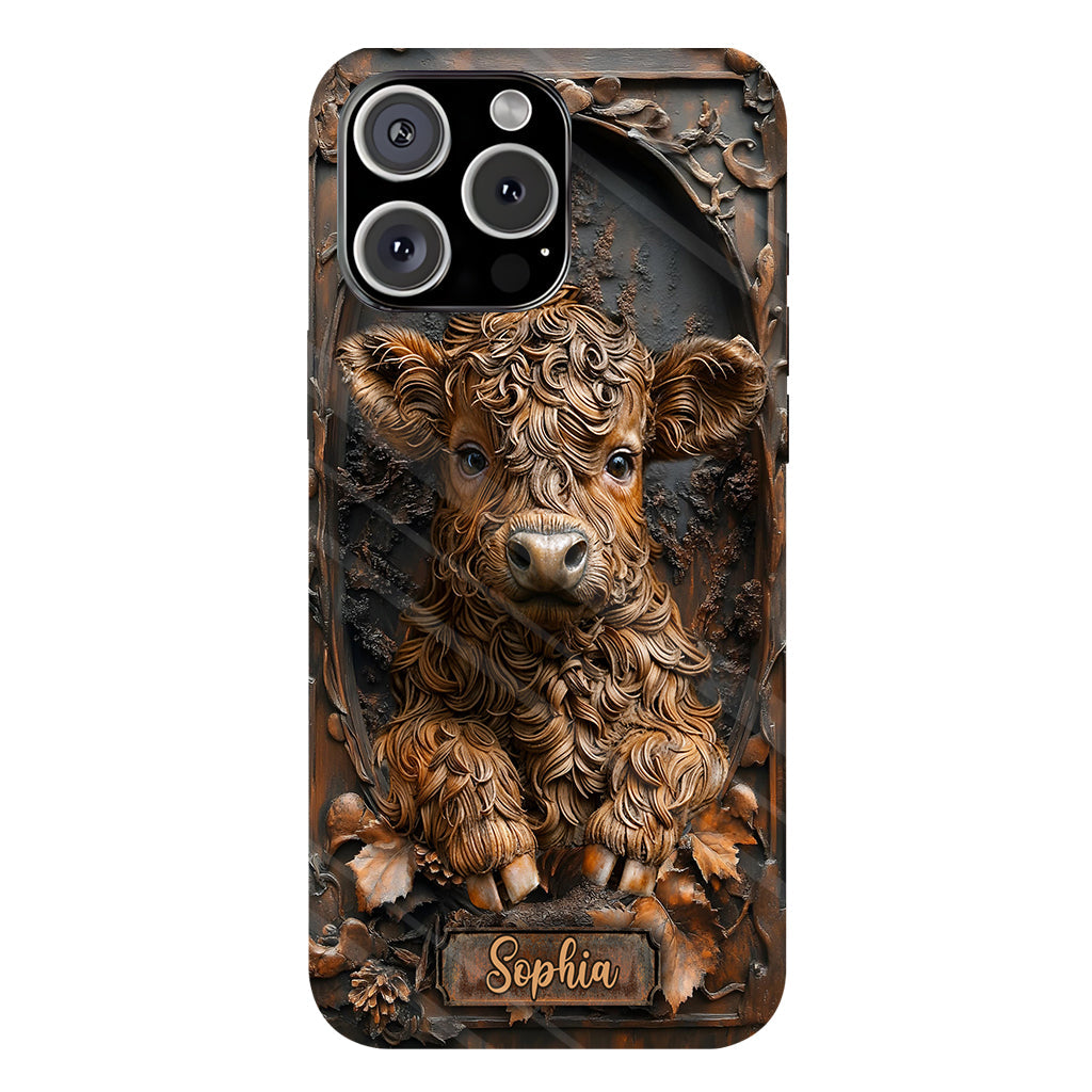 Baby Cow - Personalized Full Print Phone Case