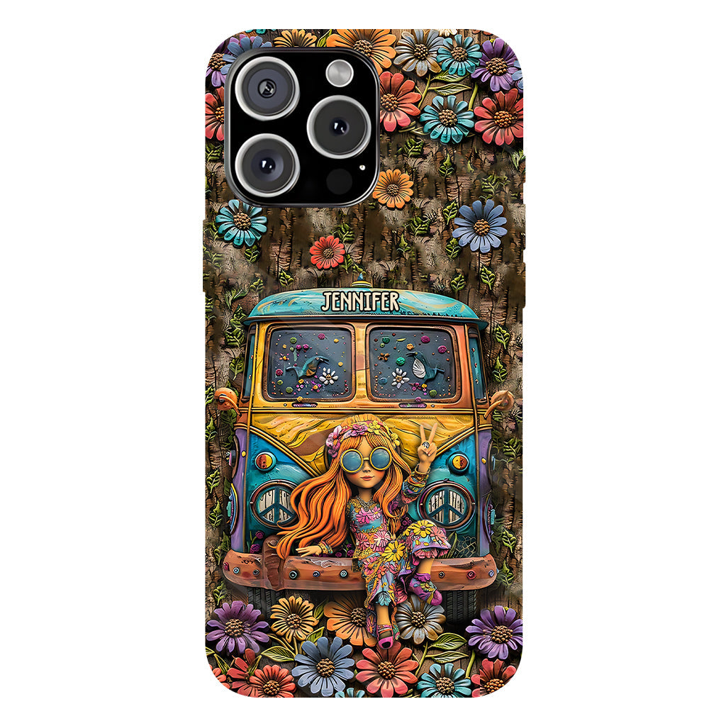 Cute Caravan - Personalized Hippie Full Print Phone Case