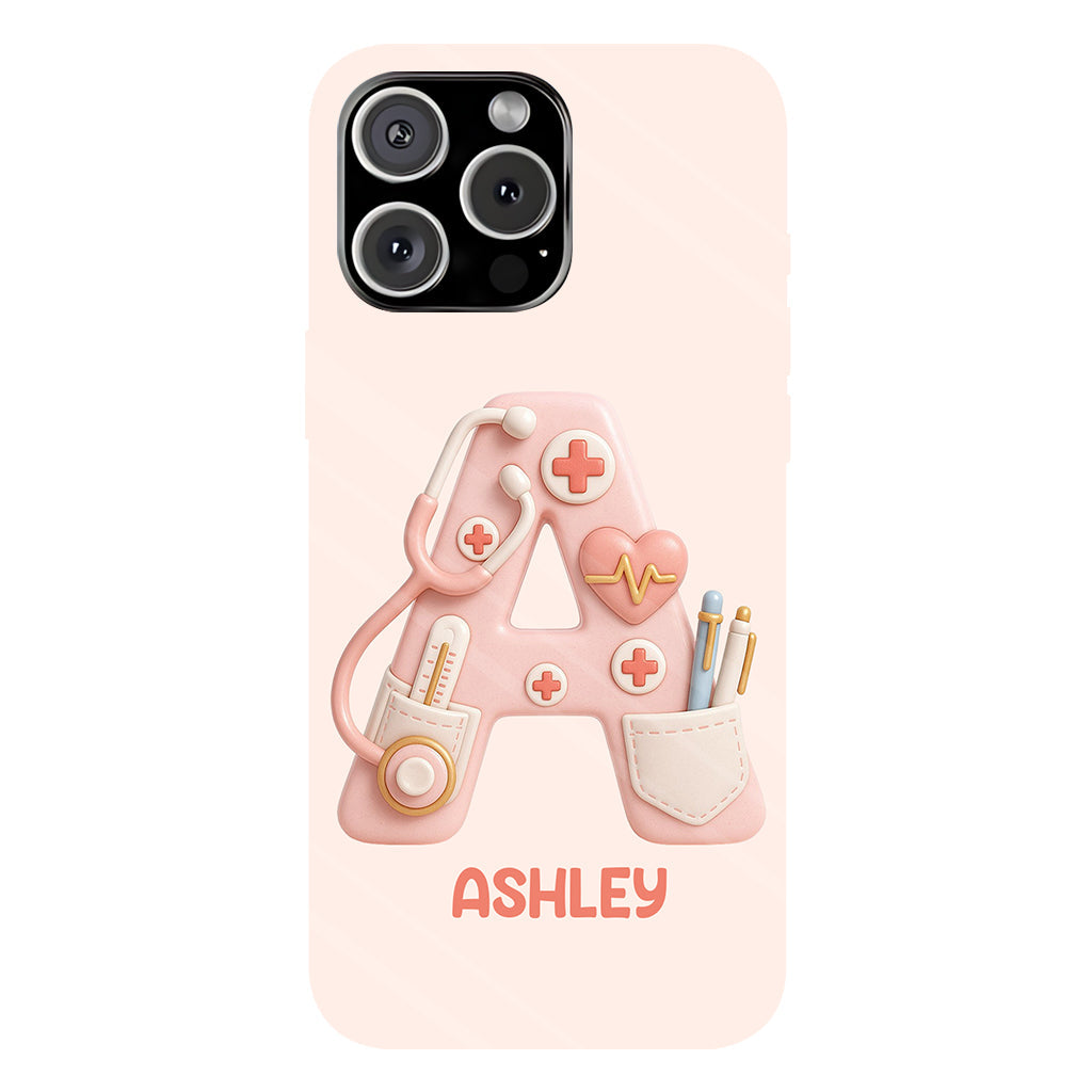 Nurse Alphabet Custom - Personalized Nurse Full Print Phone Case