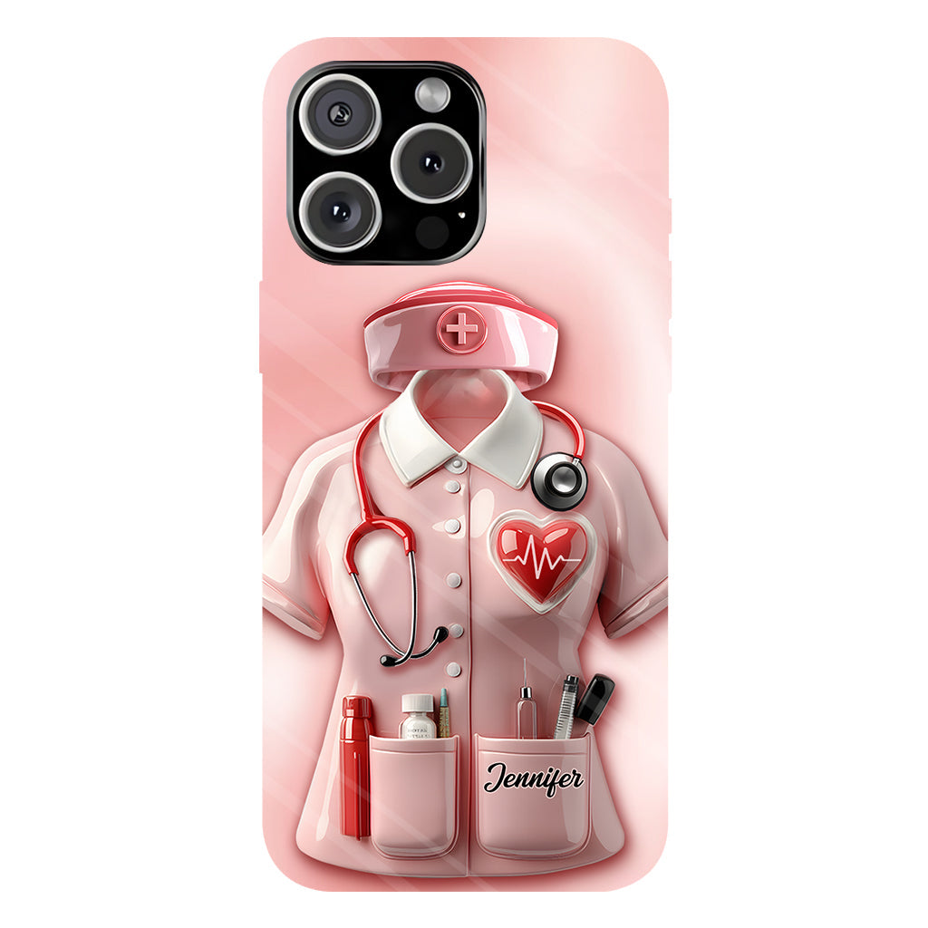 Nurses Are The Heart of Healthcare - Personalized Nurse Full Print Phone Case