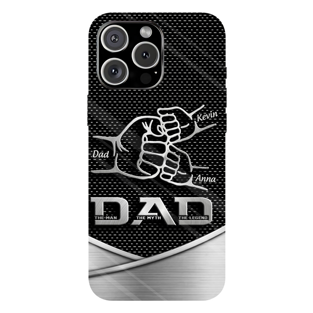 Dad The Man The Myth The Legend First Bump - Personalized Father Full Print Phone Case