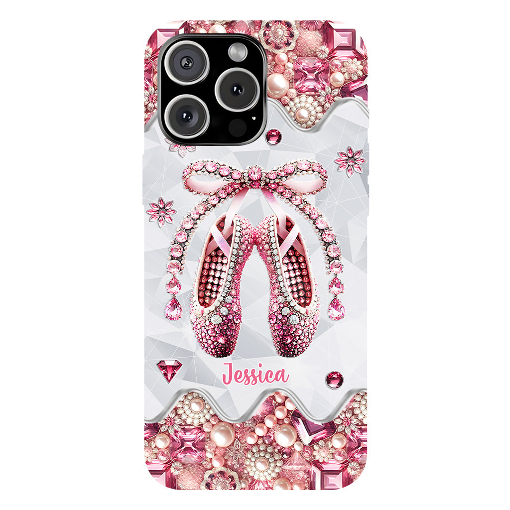 Coque de téléphone personnalisée Love Ballet - Impression intégrale sur le thème du ballet