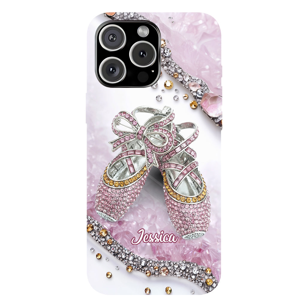 Chaussures de ballet mignonnes - Coque de téléphone personnalisée avec imprimé intégral de ballerine