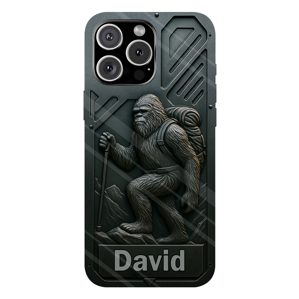 Sasquatch - Personalisierte Handyhülle mit Wandermotiv und Volldruck