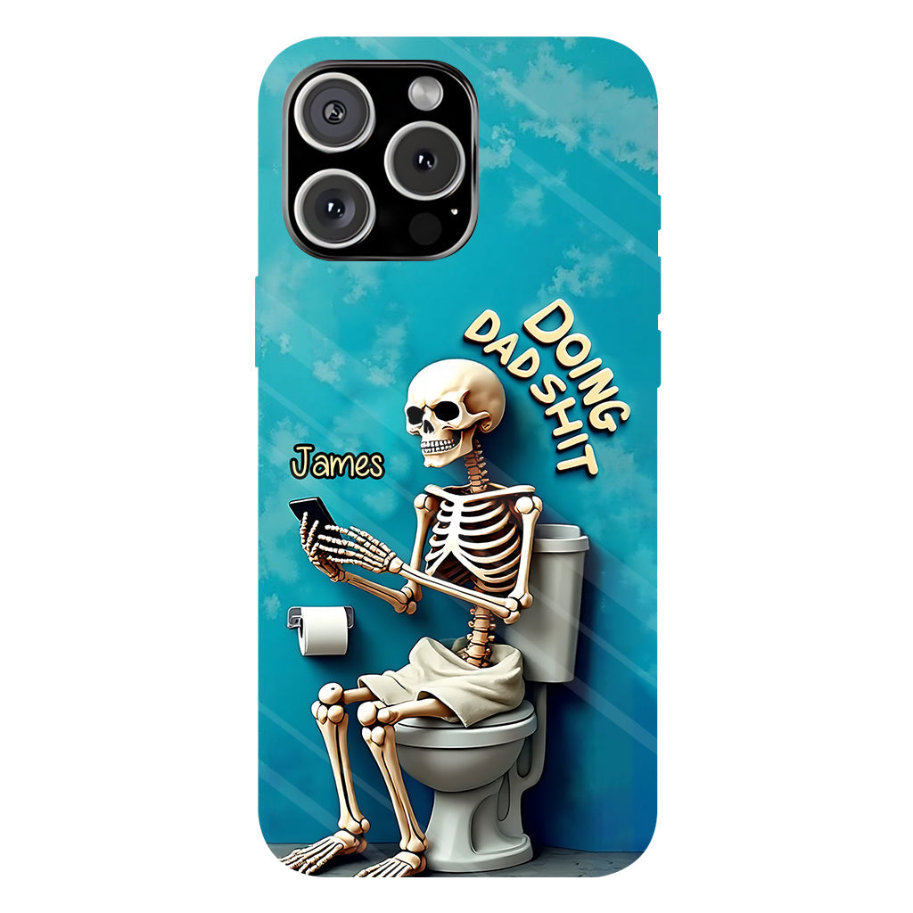 Doing Dad Shit - Personalized Father Full Print Phone Case