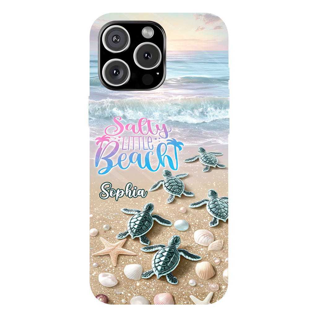 Salty Lil Beach - Personalized Sea Lover Full Print Phone Case