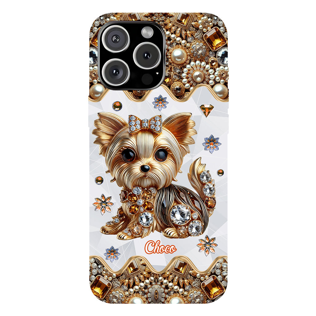Love Yorkshire Terrier - Personalized Dog Full Print Phone Case