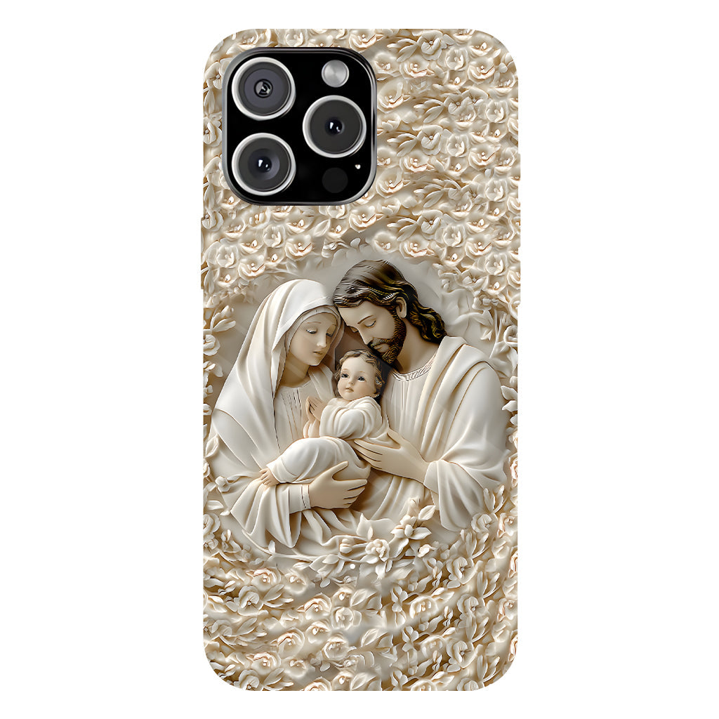 The Holy Family - Personalized Christian Full Print Phone Case