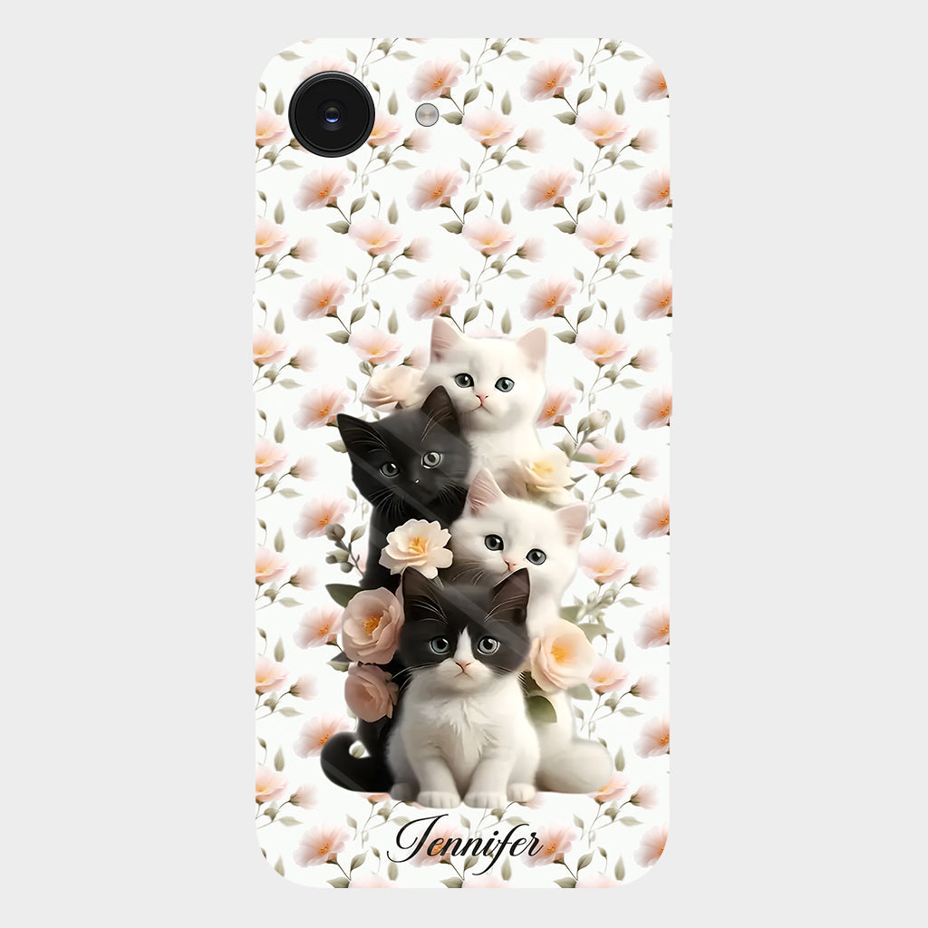 Cute Kittens - Personalized Cat Full Print Phone Case
