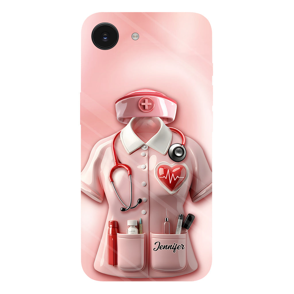 Nurses Are The Heart of Healthcare - Personalized Nurse Full Print Phone Case