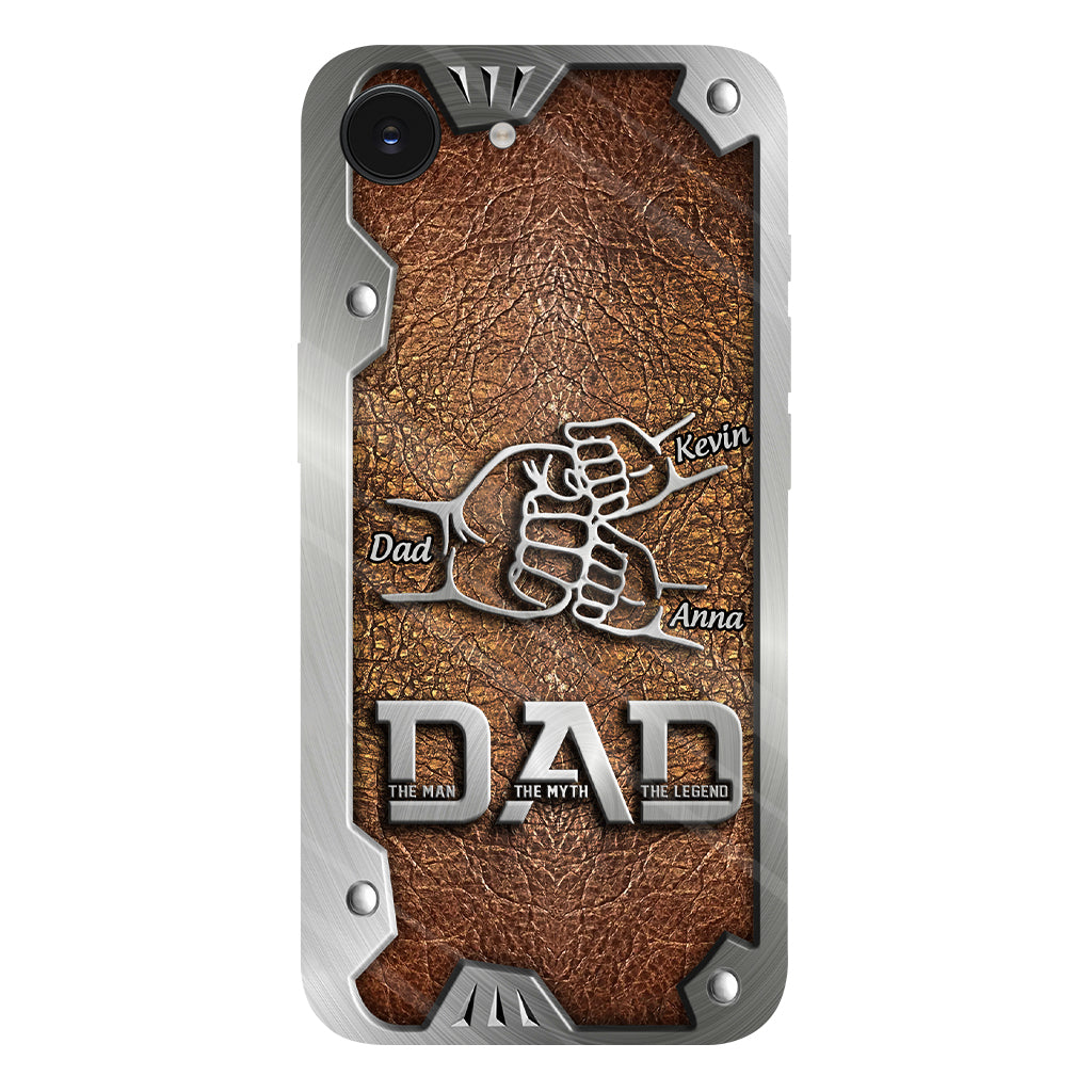 Dad The Man The Myth The Legend First Bump - Personalized Father Full Print Phone Case