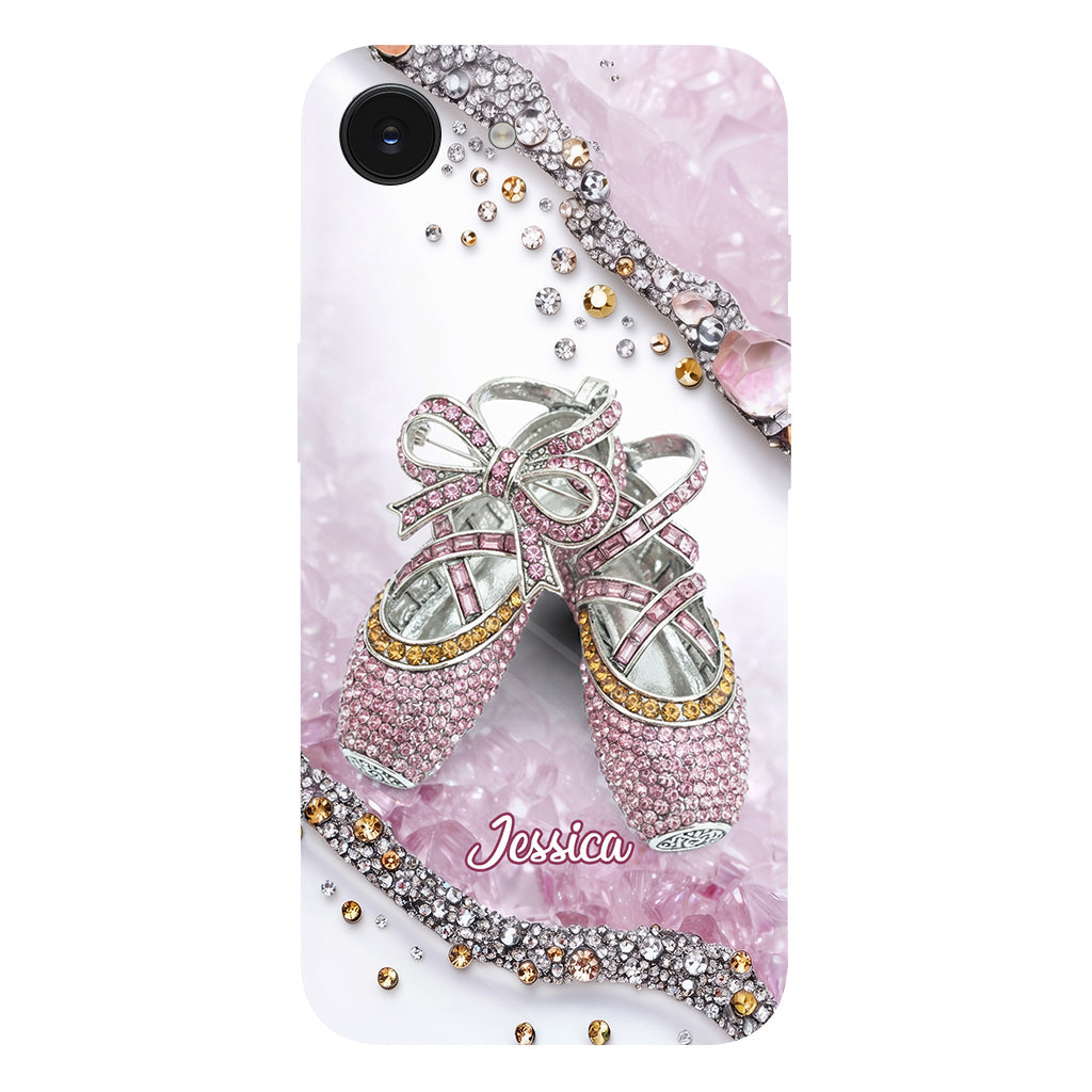 Chaussures de ballet mignonnes - Coque de téléphone personnalisée avec imprimé intégral de ballerine
