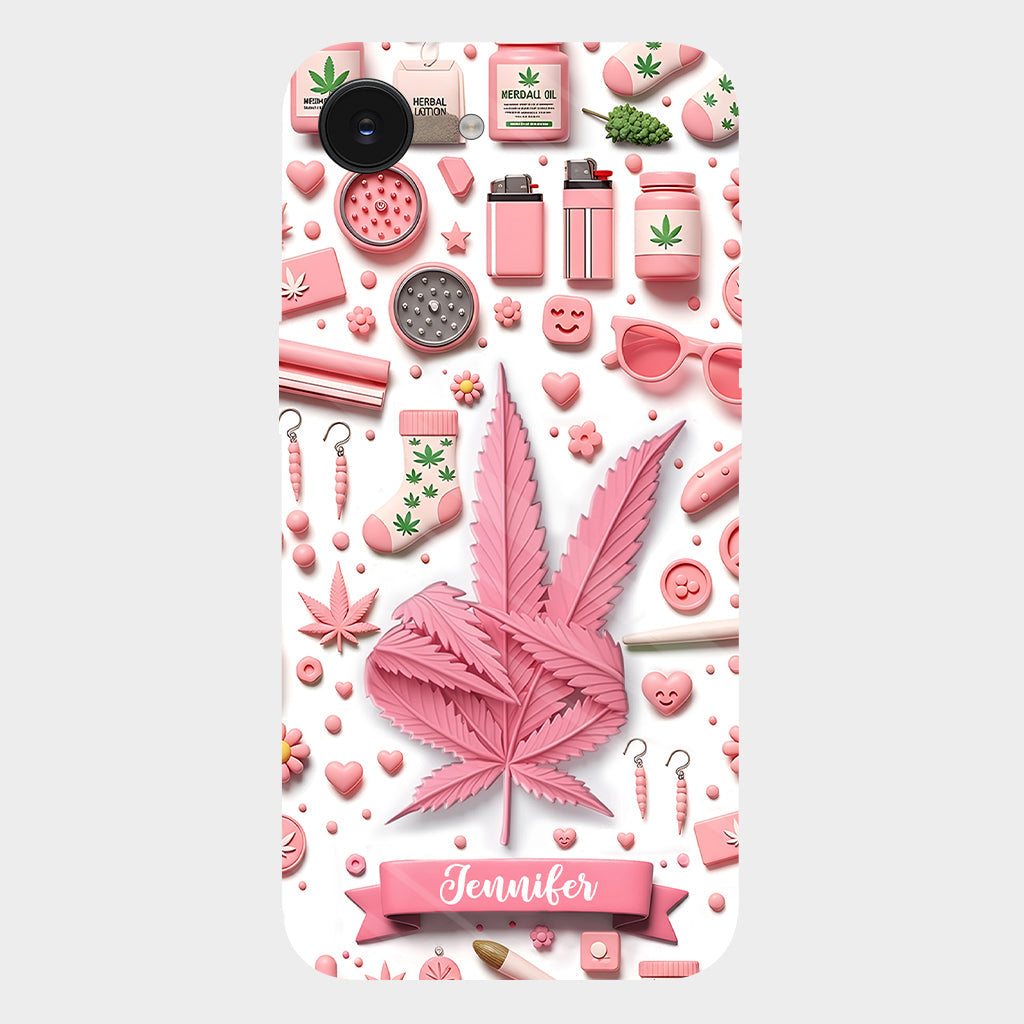 Irgendwo ist es 4:20 Uhr – Personalisierte Handyhülle mit Weed-Motiv