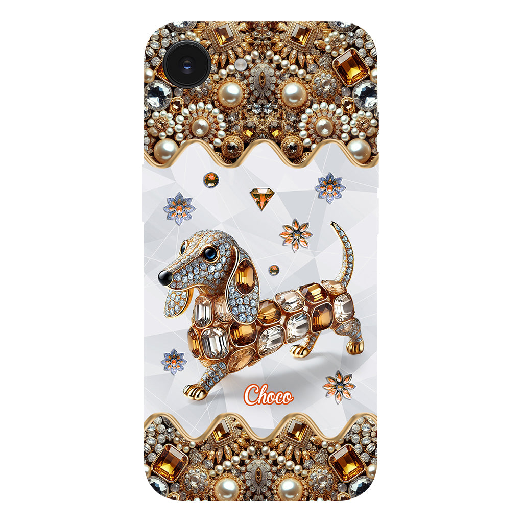 Love Dachshunds - Personalized Dog Full Print Phone Case