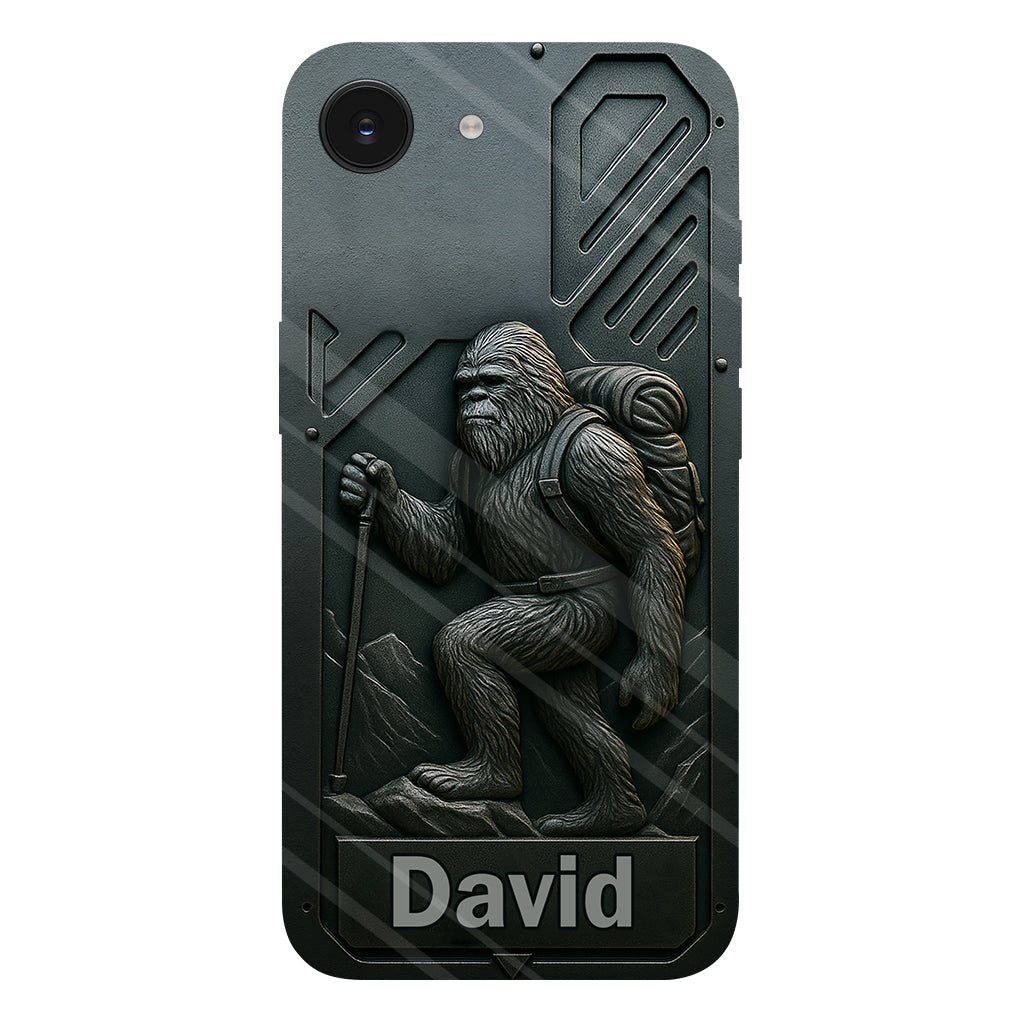 Sasquatch - Personalisierte Handyhülle mit Wandermotiv und Volldruck
