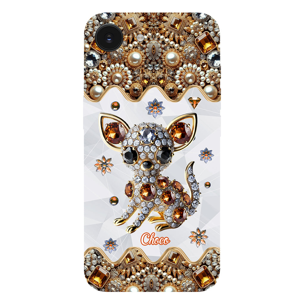 Love Chihuahuas - Personalized Dog Full Print Phone Case
