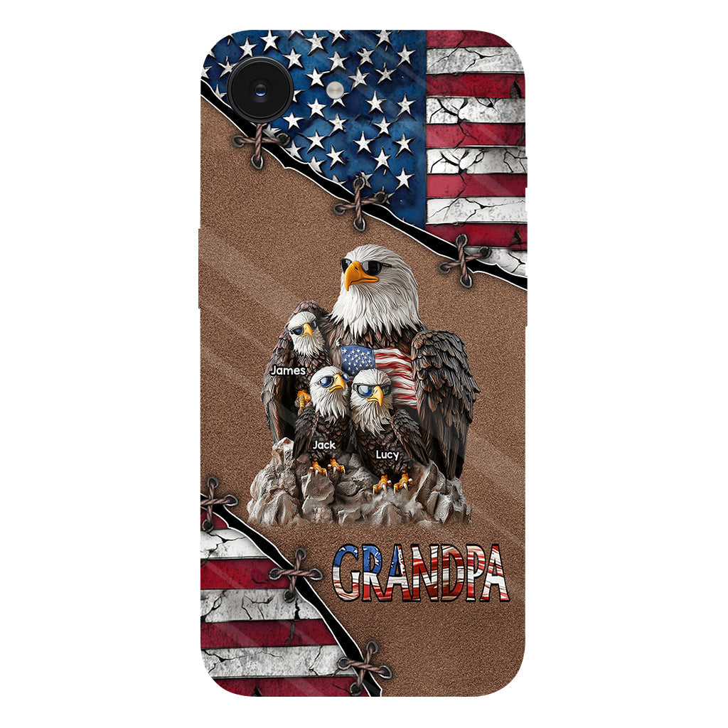 Strong Papa - Personalized Father Full Print Phone Case