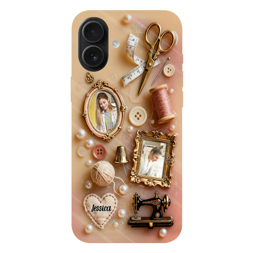 Love Sewing - Personalized Sewing Full Print Phone Case