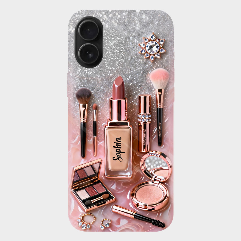 Maquilleuse fière - Coque de téléphone personnalisée avec impression intégrale - Maquillage