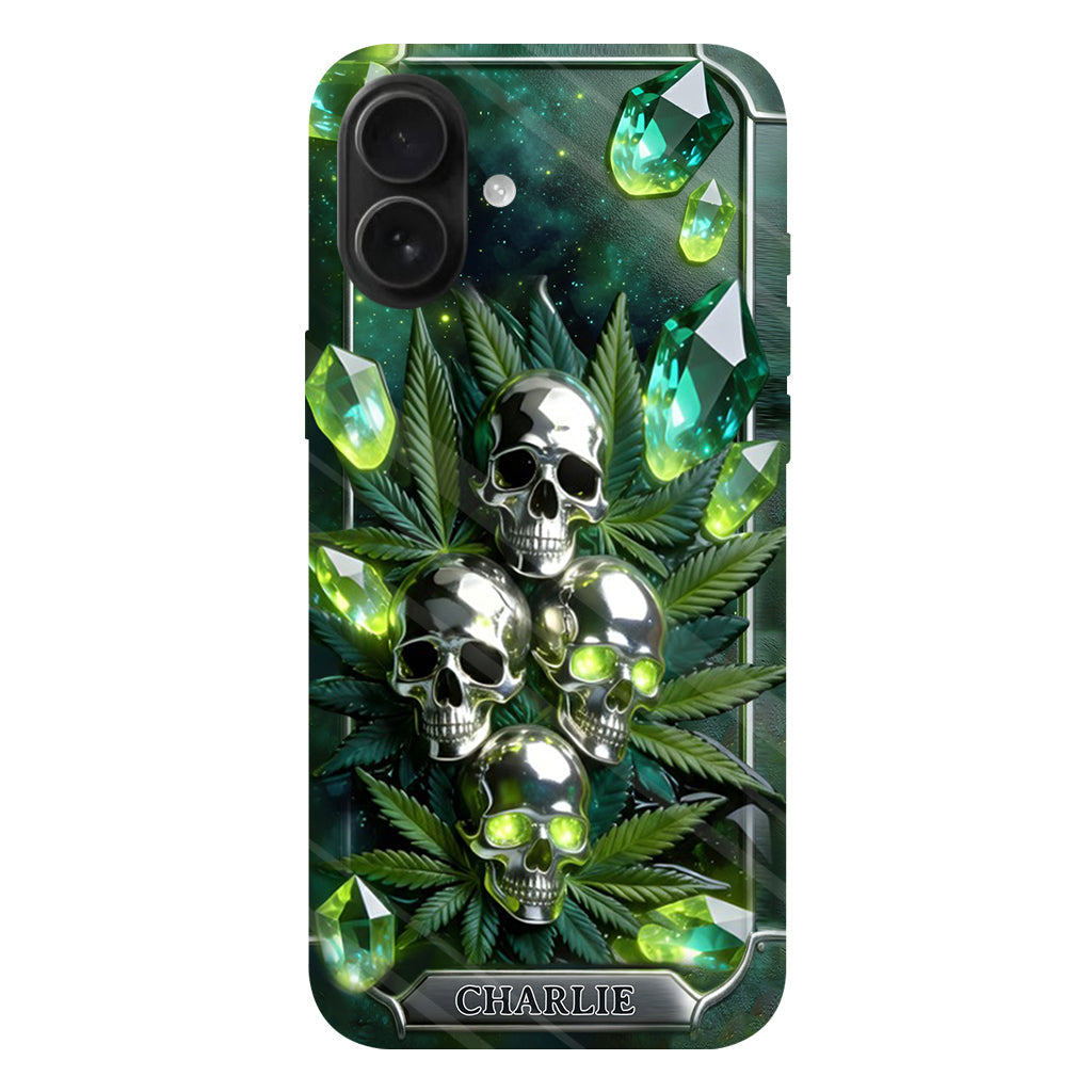 Smokers - Personalized Weed Full Print Phone Case & Phone Grip