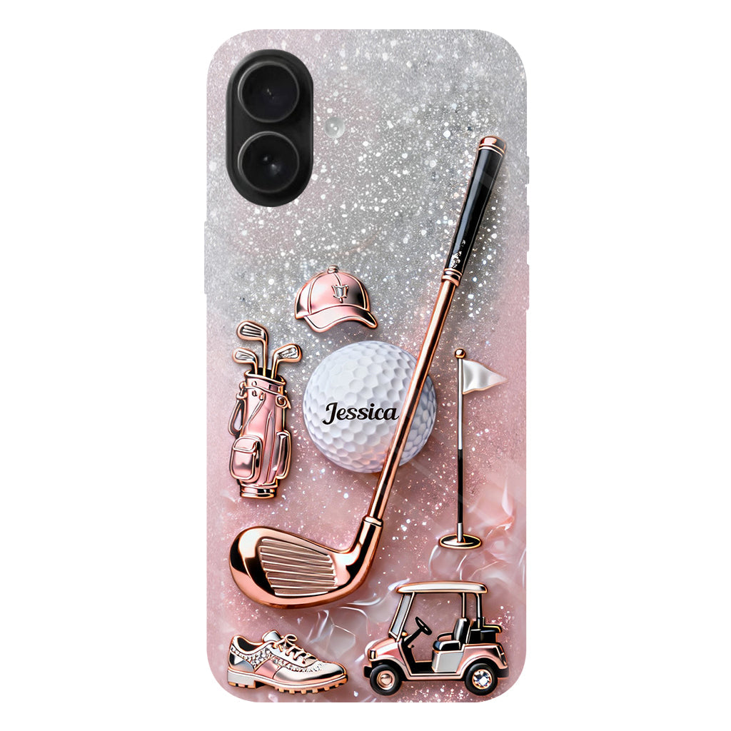 Passionné de golf ? Coque de téléphone personnalisée avec imprimé golf intégral