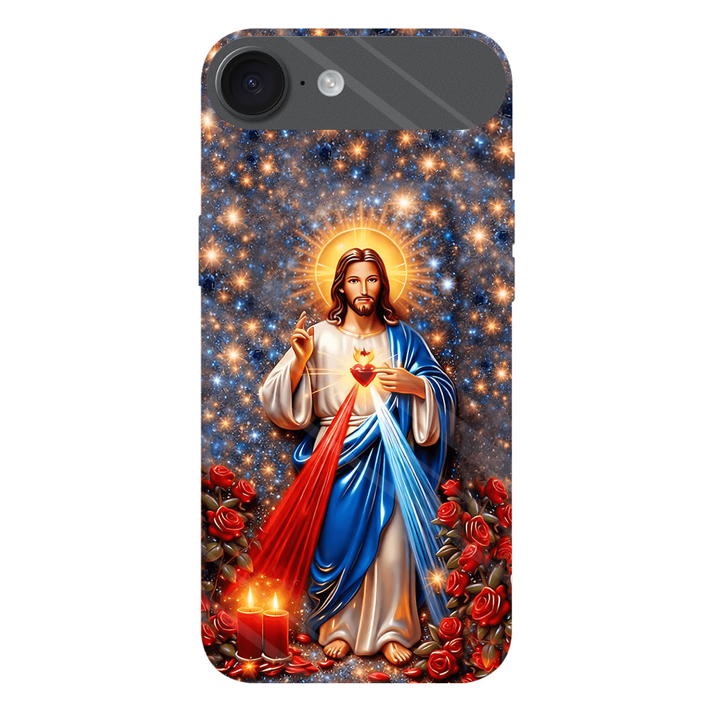 Sacré-Cœur de Jésus - Coque de téléphone personnalisée avec impression chrétienne intégrale