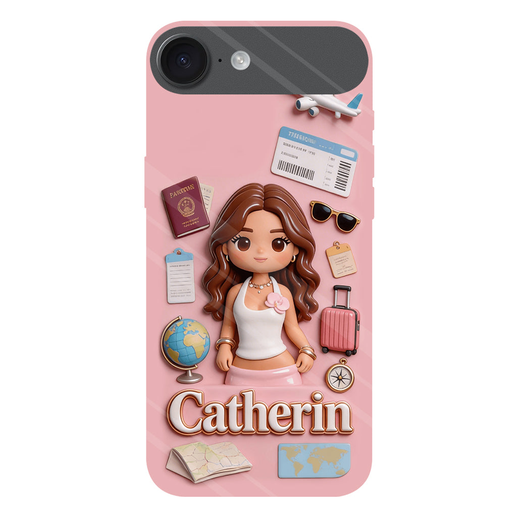 Traveling Lover - Personalized Travelling Full Print Phone Case