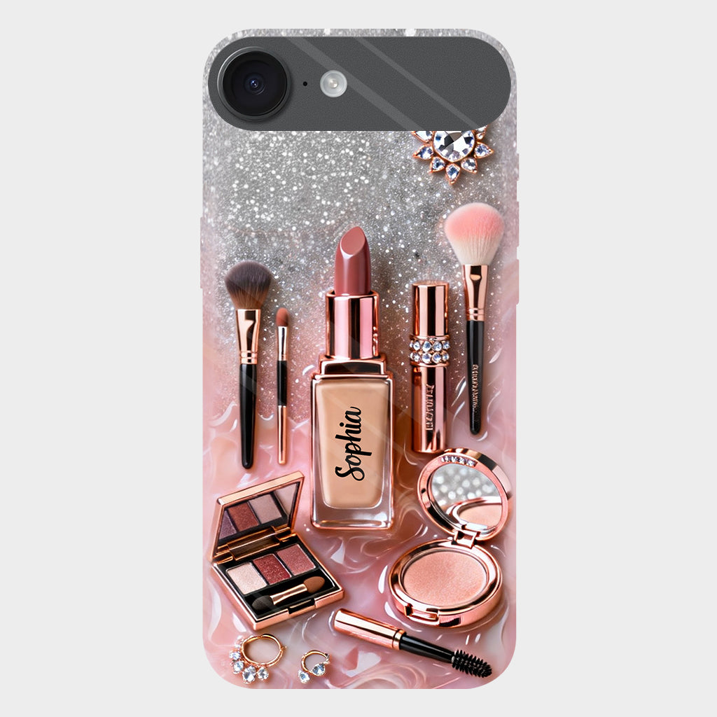 Maquilleuse fière - Coque de téléphone personnalisée avec impression intégrale - Maquillage