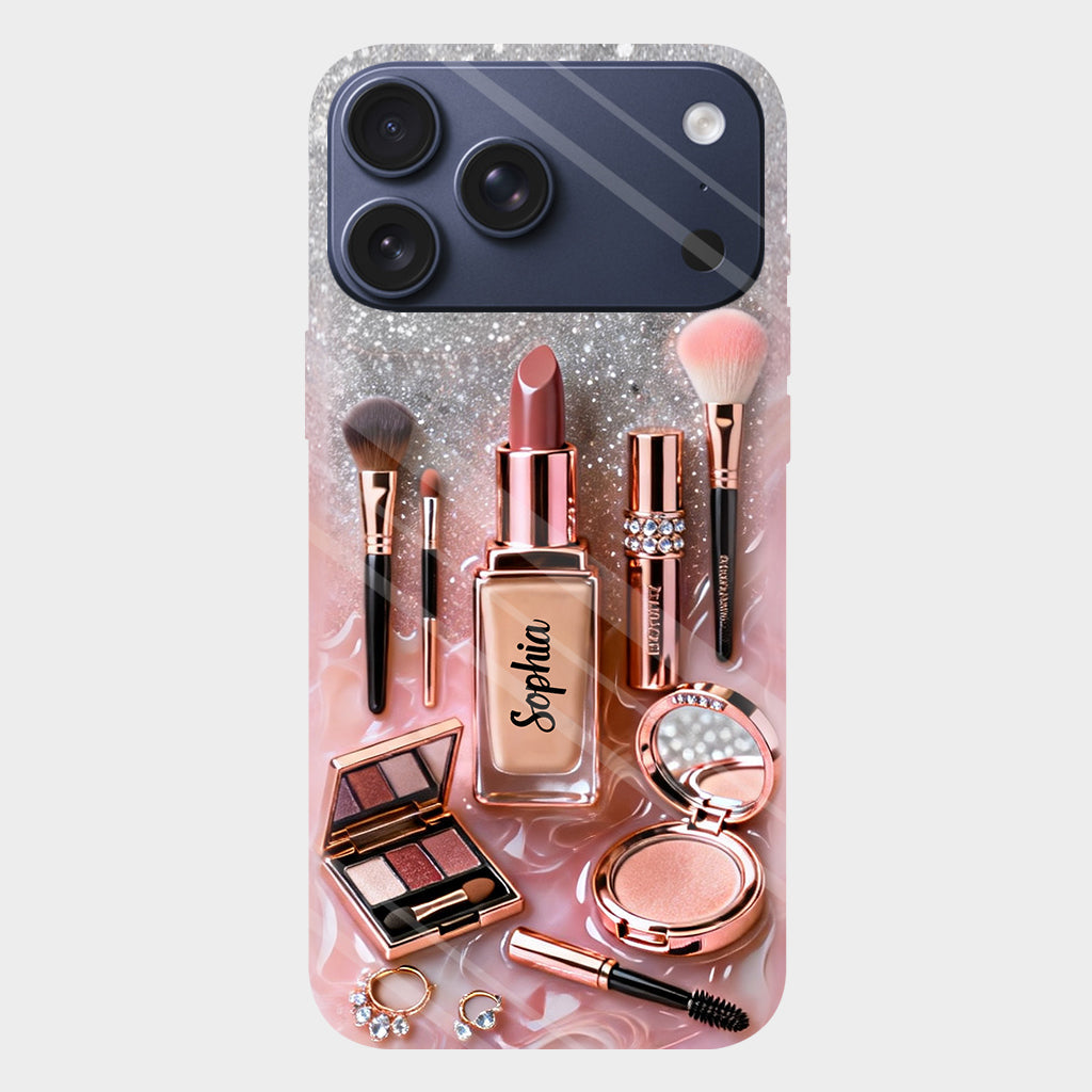 Maquilleuse fière - Coque de téléphone personnalisée avec impression intégrale - Maquillage