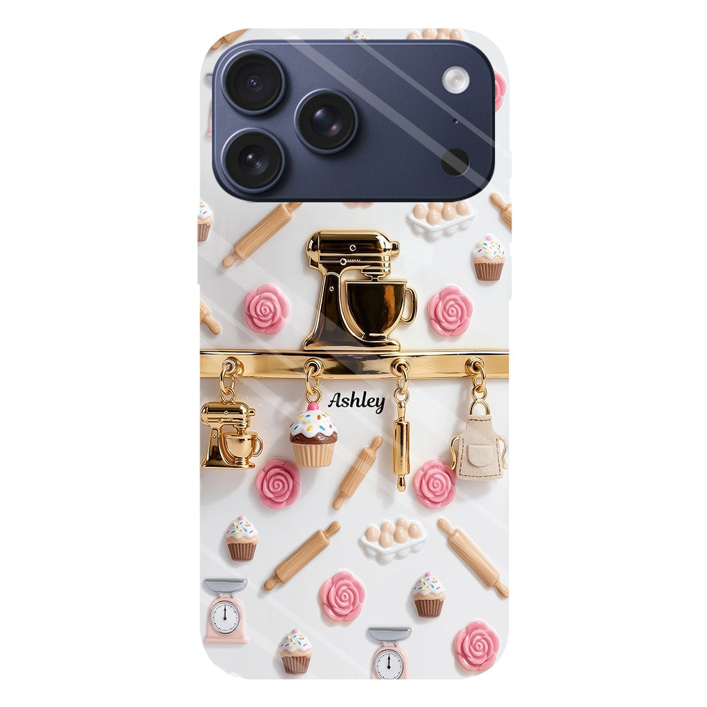 Coque de téléphone personnalisée avec motif pâtisserie - Charms de pâtisserie