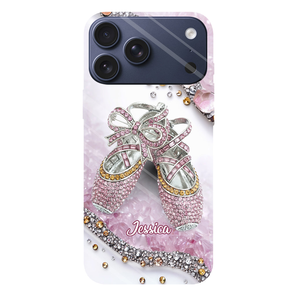 Chaussures de ballet mignonnes - Coque de téléphone personnalisée avec imprimé intégral de ballerine