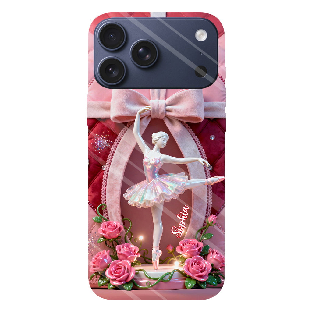 Just A Girl Who Loves To Dance - Personalized Ballet Full Print Phone Case