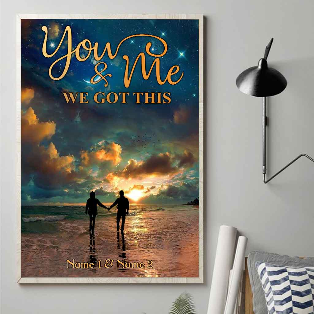You And Me - Sea Lover Personalized Poster