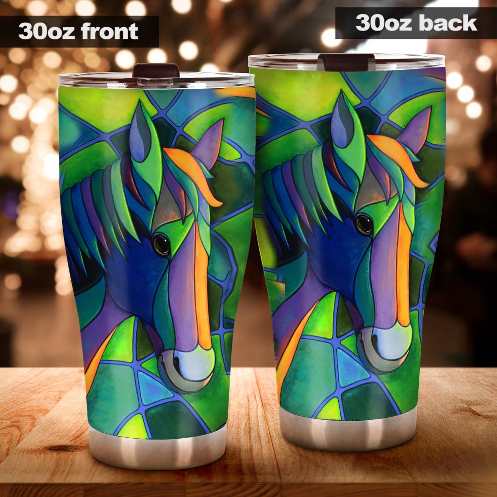 Buntes Pferd Pferde-Tumbler 0622
