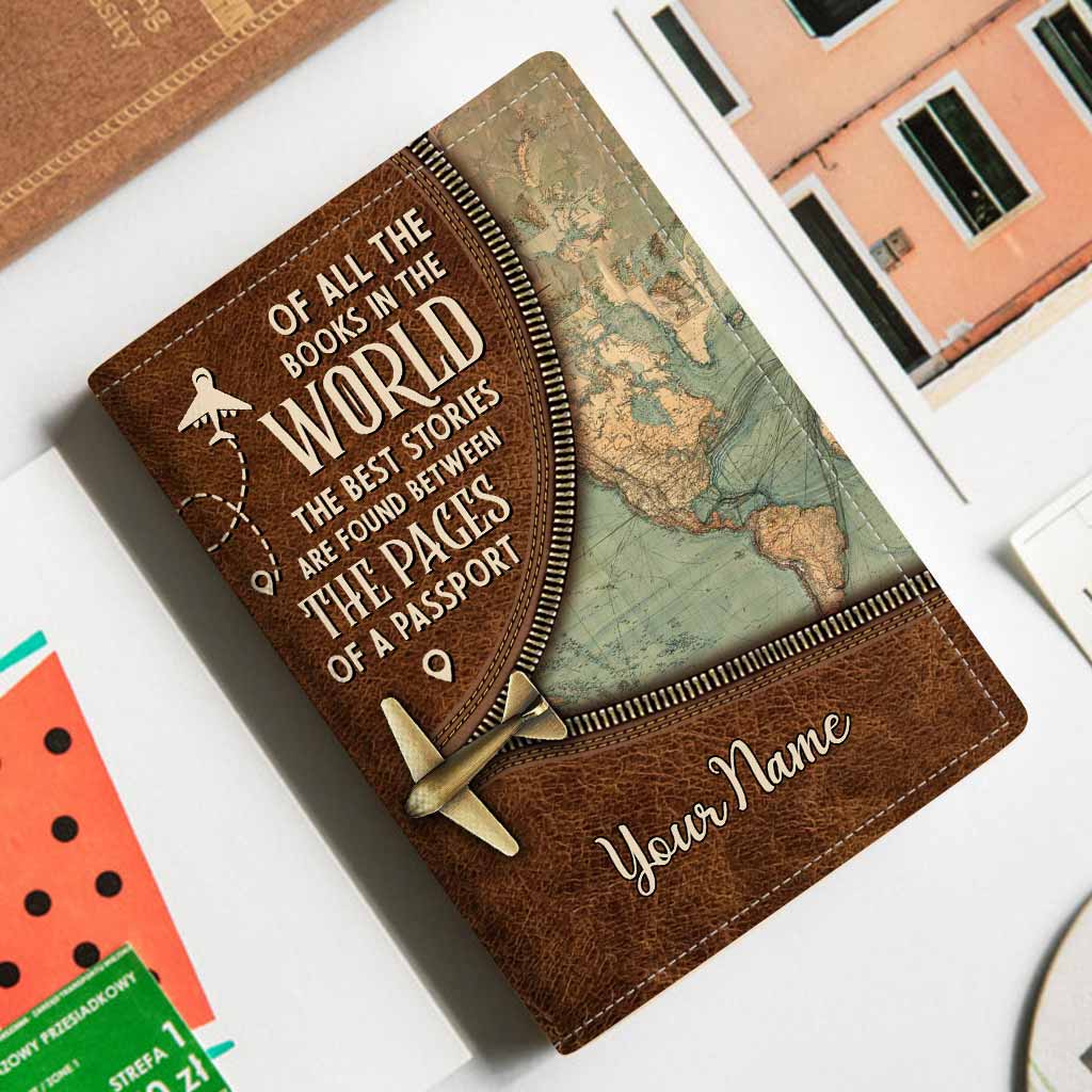 Of All The Books In The World - Personalized Travelling Passport Holder