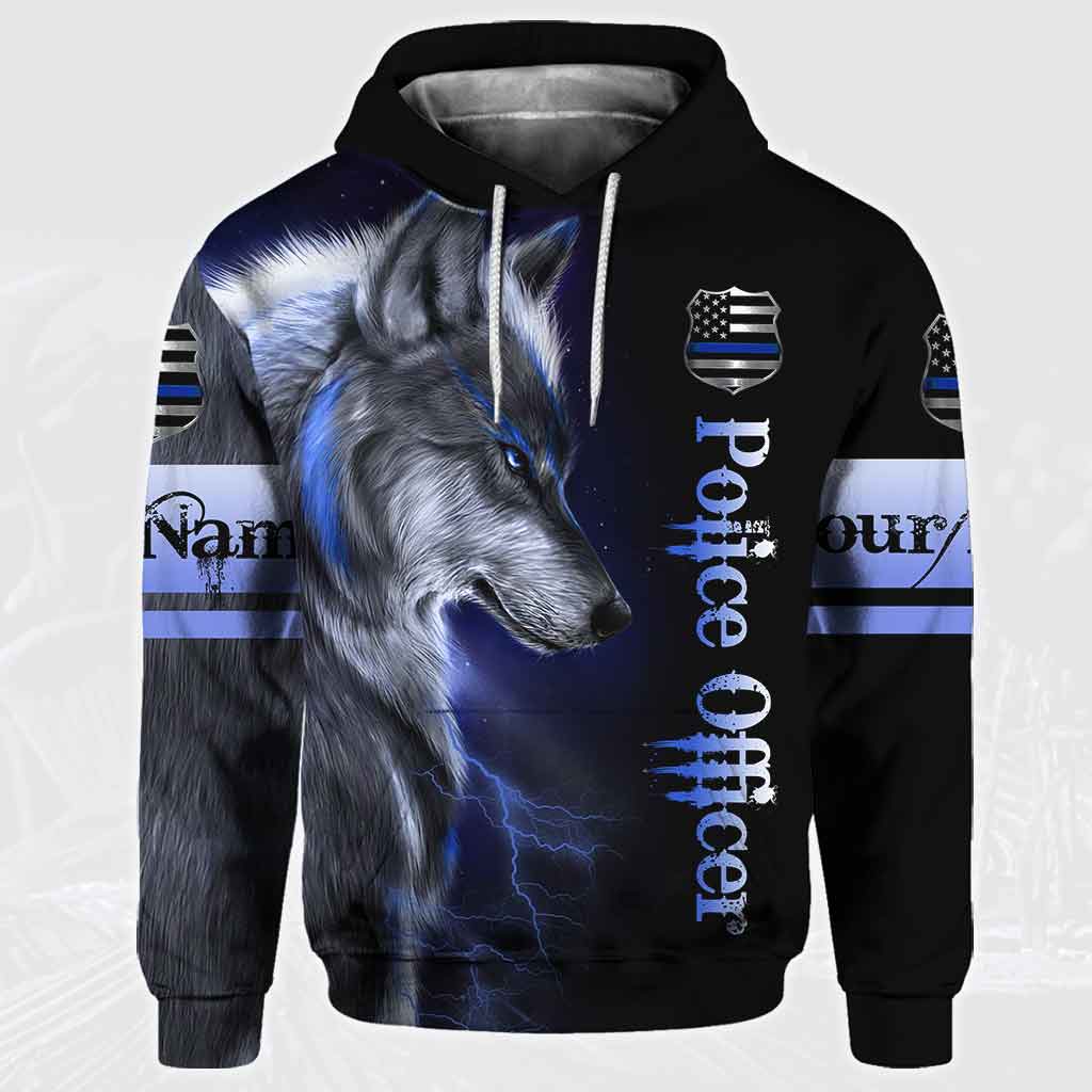 Your First Mistake Was Thinking I Was One Of The Sheep - Personalized Police Officer All Over T-shirt and Hoodie