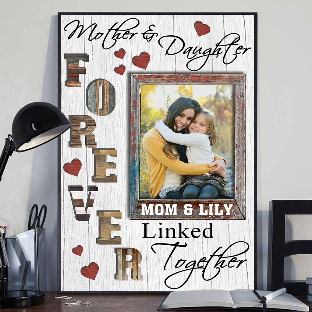 Mother And Daughter - Gift for mom, daughter, son - Personalized Canvas And Poster