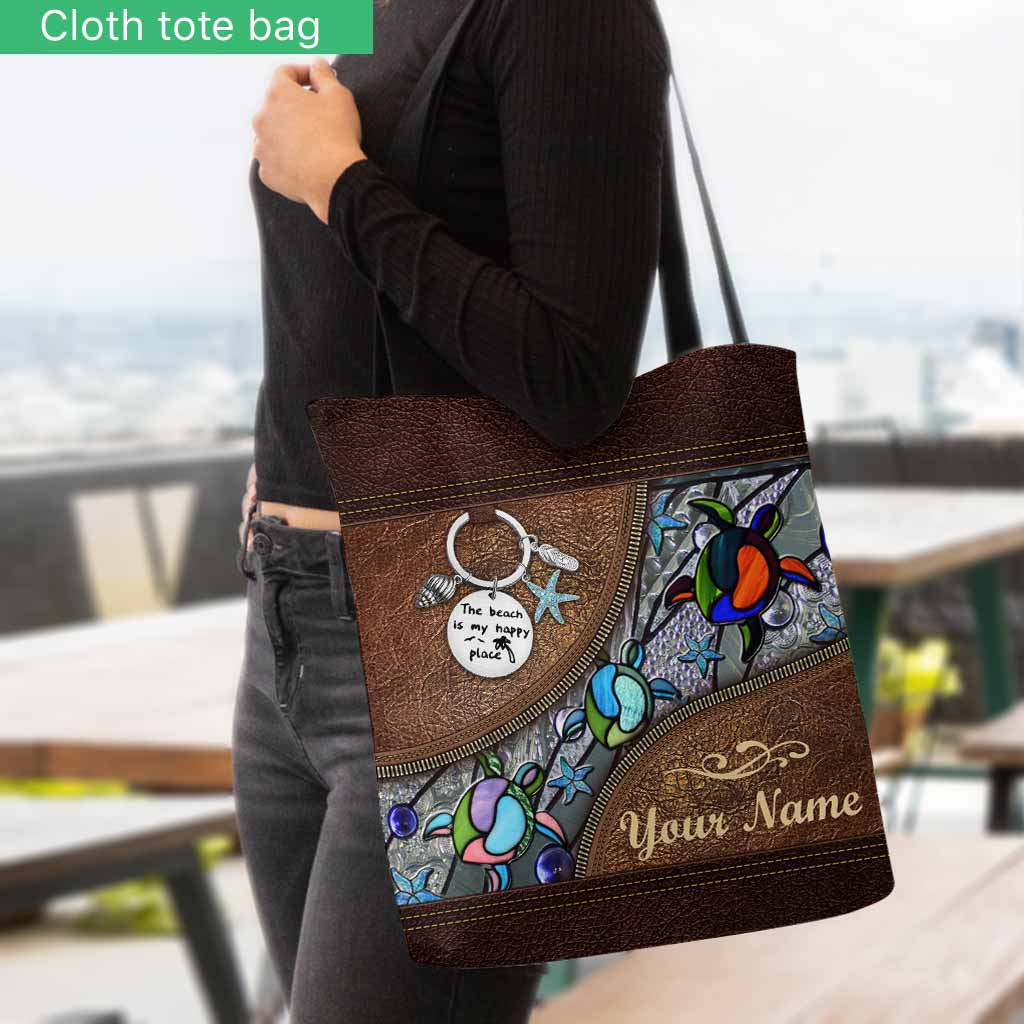 Sea Waves - Sea Lover Personalized Tote Bag