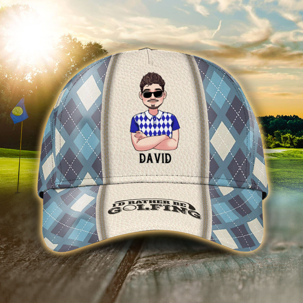 I'd Rather Be Golfing - Personalized Golf Classic Cap