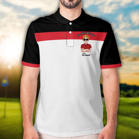 My Lucky Golf Shirt - Personalized Golf Polo Shirt