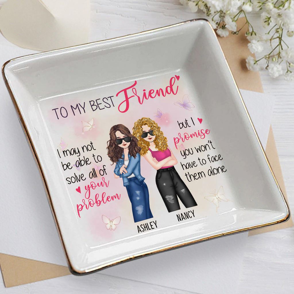 To My Best Friend - Personalized Bestie Jewelry Dish