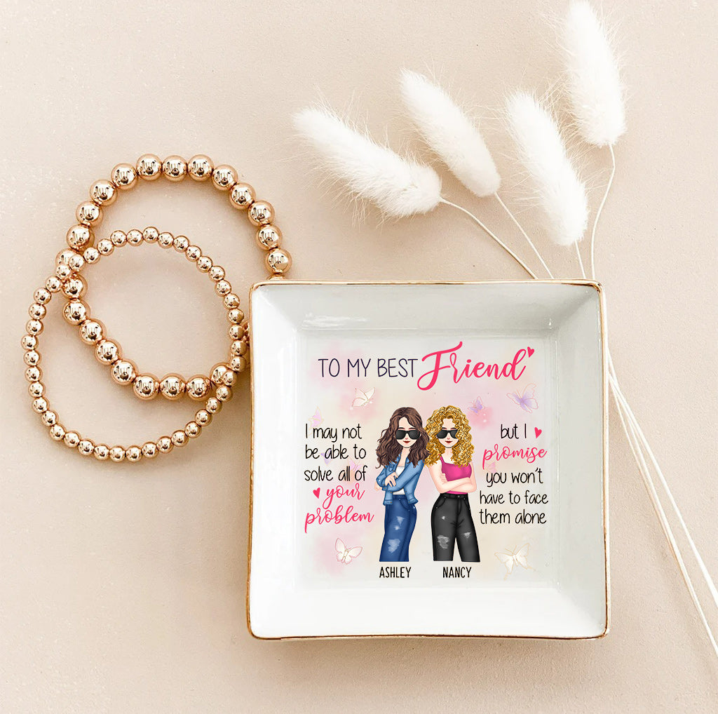 To My Best Friend - Personalized Bestie Jewelry Dish