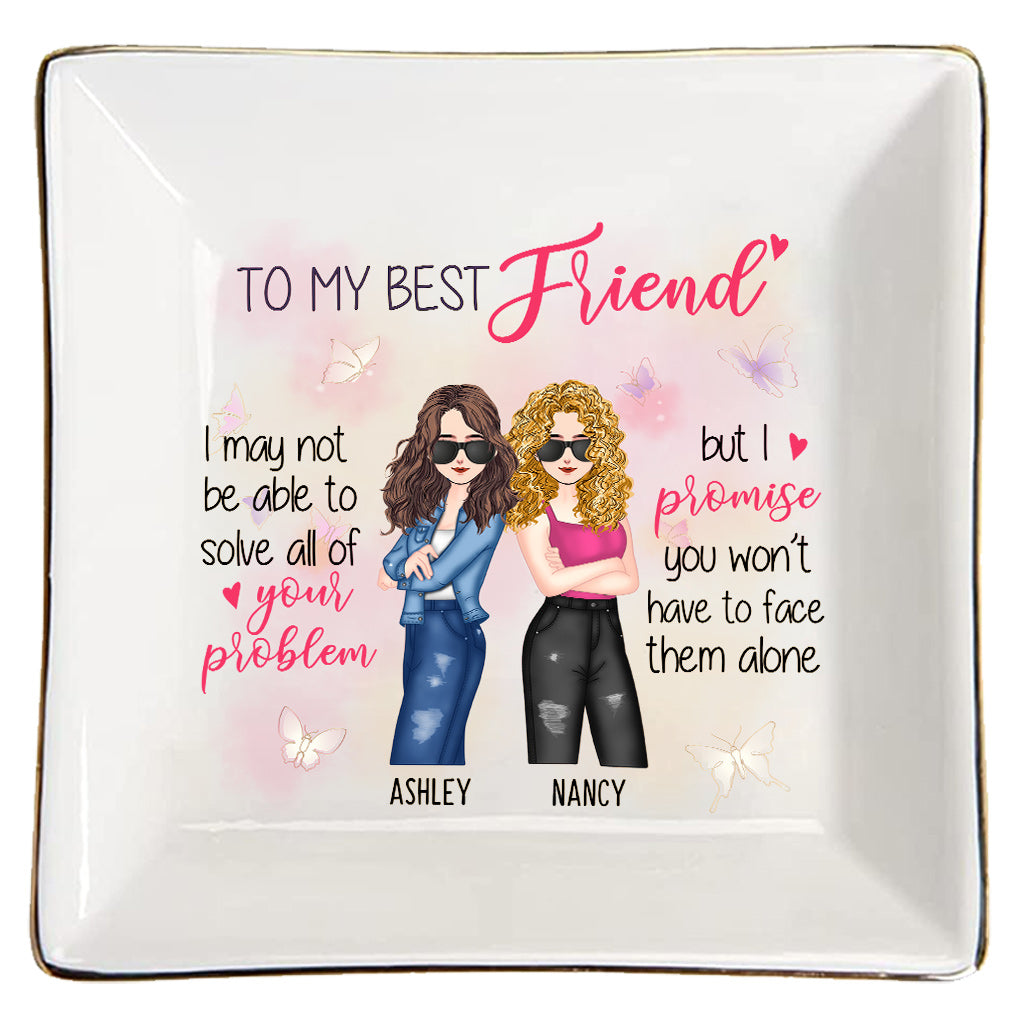 To My Best Friend - Personalized Bestie Jewelry Dish