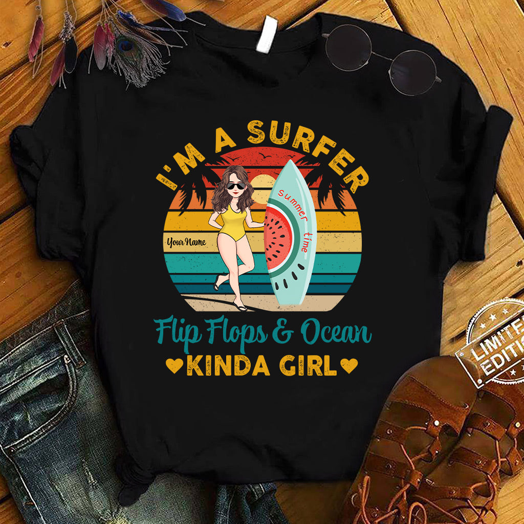 I'm A Flip Flops - Personalized Surfing T-shirt and Hoodie