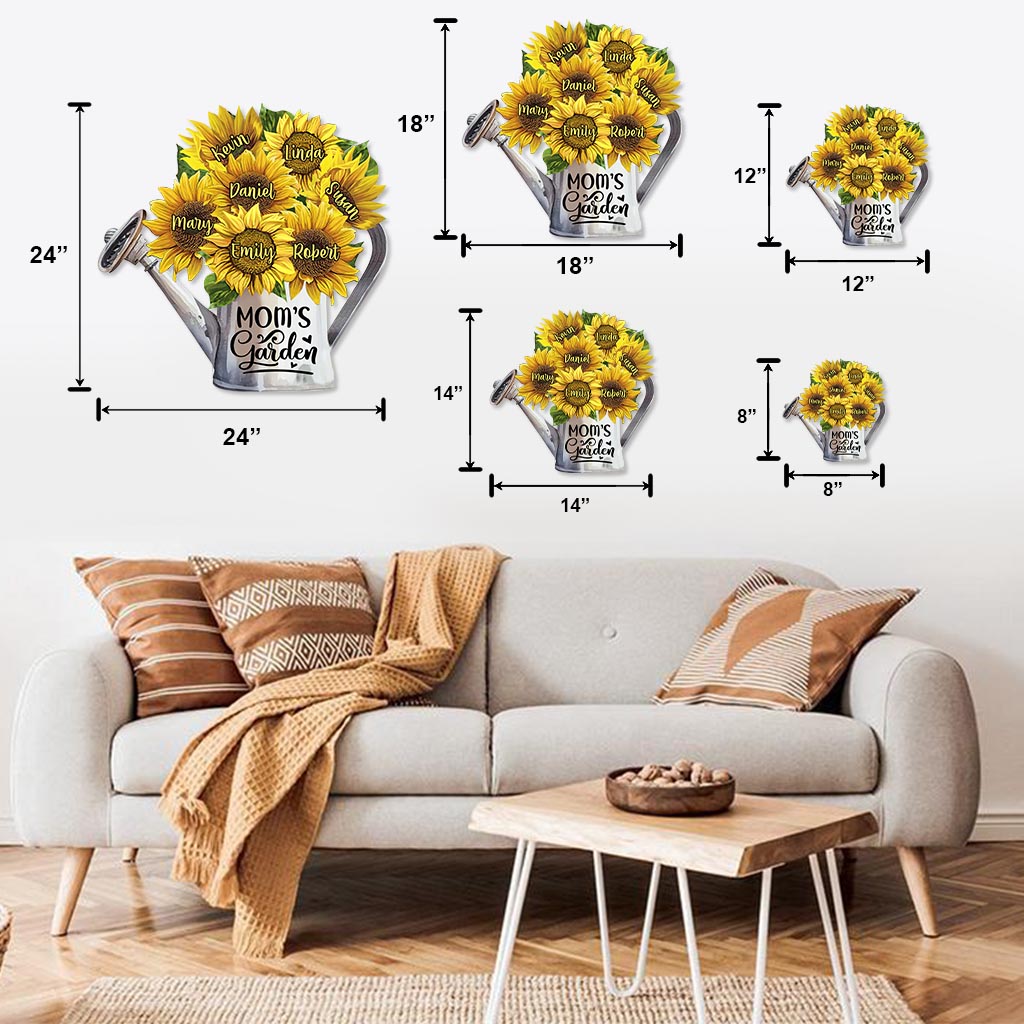 Mom's Garden - Personalized Gardening Cut Metal Sign