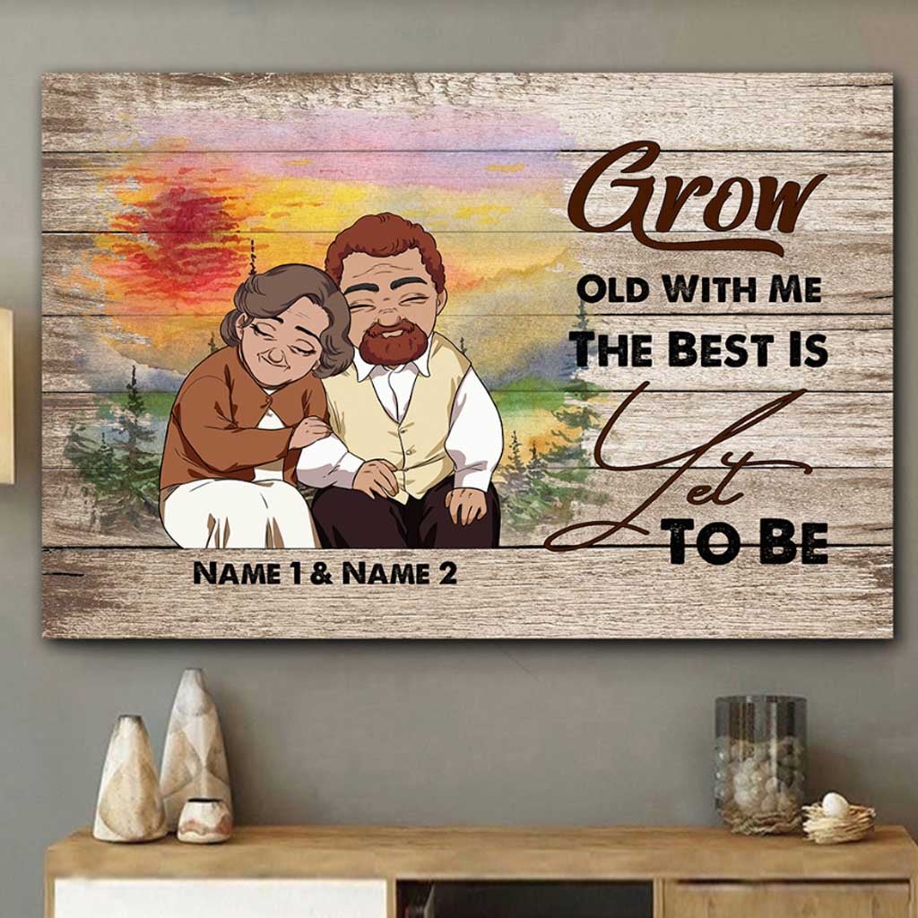 Grow Old With Me - Personalized Couple Poster